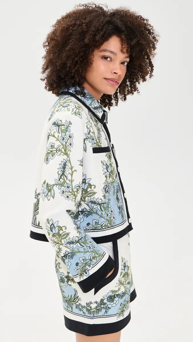 Veronica Beard Jean Novelle Cardigan Blue Jay ulti | Thumbnail 4 Veronica Beard Jean Novelle Cardigan Blue Jay ulti | Thumbnail 4