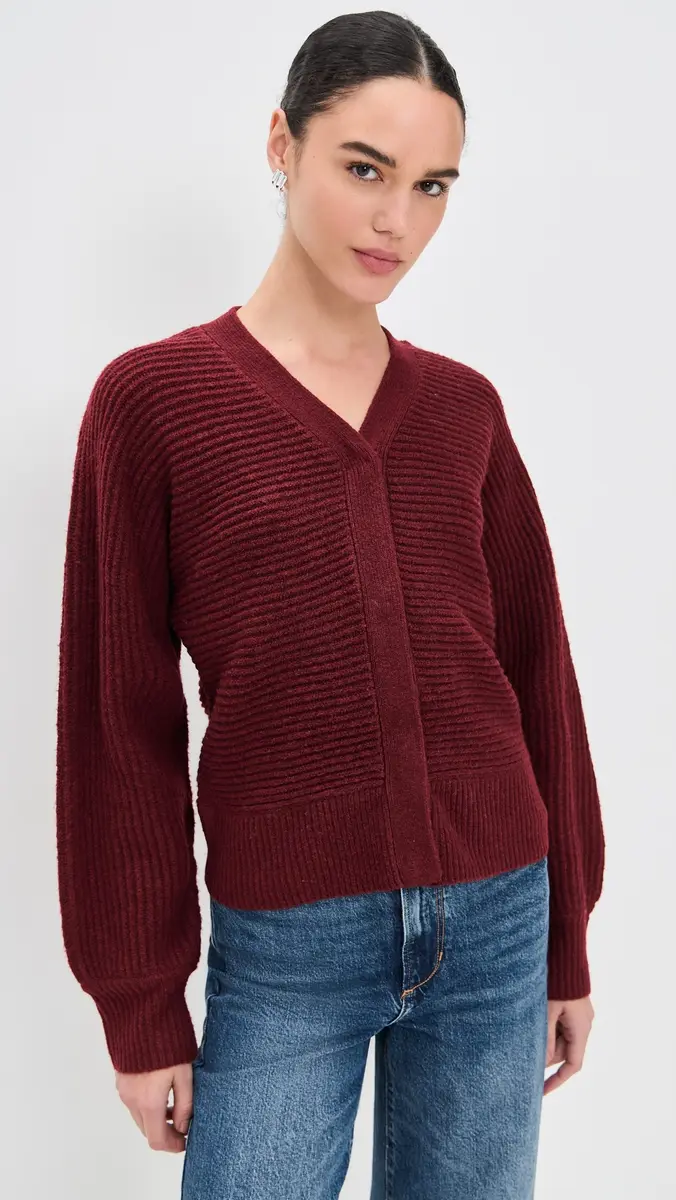 LE BOP Mira Stitched Cardigan | Thumbnail 2 LE BOP Mira Stitched Cardigan | Thumbnail 2