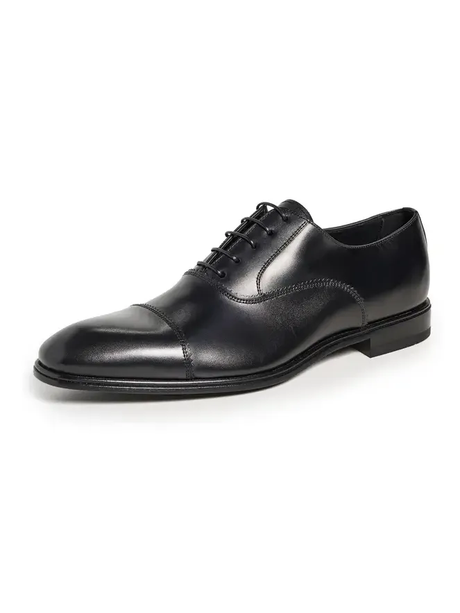 Boston Leather Lace Up Dress Shoes