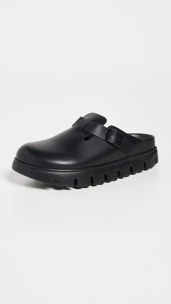 Birkenstock Boston Chunky Exquisite Clogs Black | Thumbnail 2 Birkenstock Boston Chunky Exquisite Clogs Black | Thumbnail 2