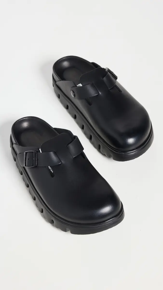 Birkenstock Boston Chunky Exquisite Clogs Black | Thumbnail 5 Birkenstock Boston Chunky Exquisite Clogs Black | Thumbnail 5