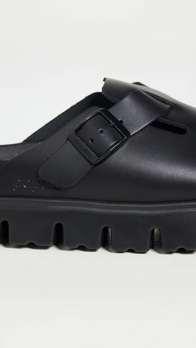 Birkenstock Boston Chunky Exquisite Clogs Black | Thumbnail 6 Birkenstock Boston Chunky Exquisite Clogs Black | Thumbnail 6