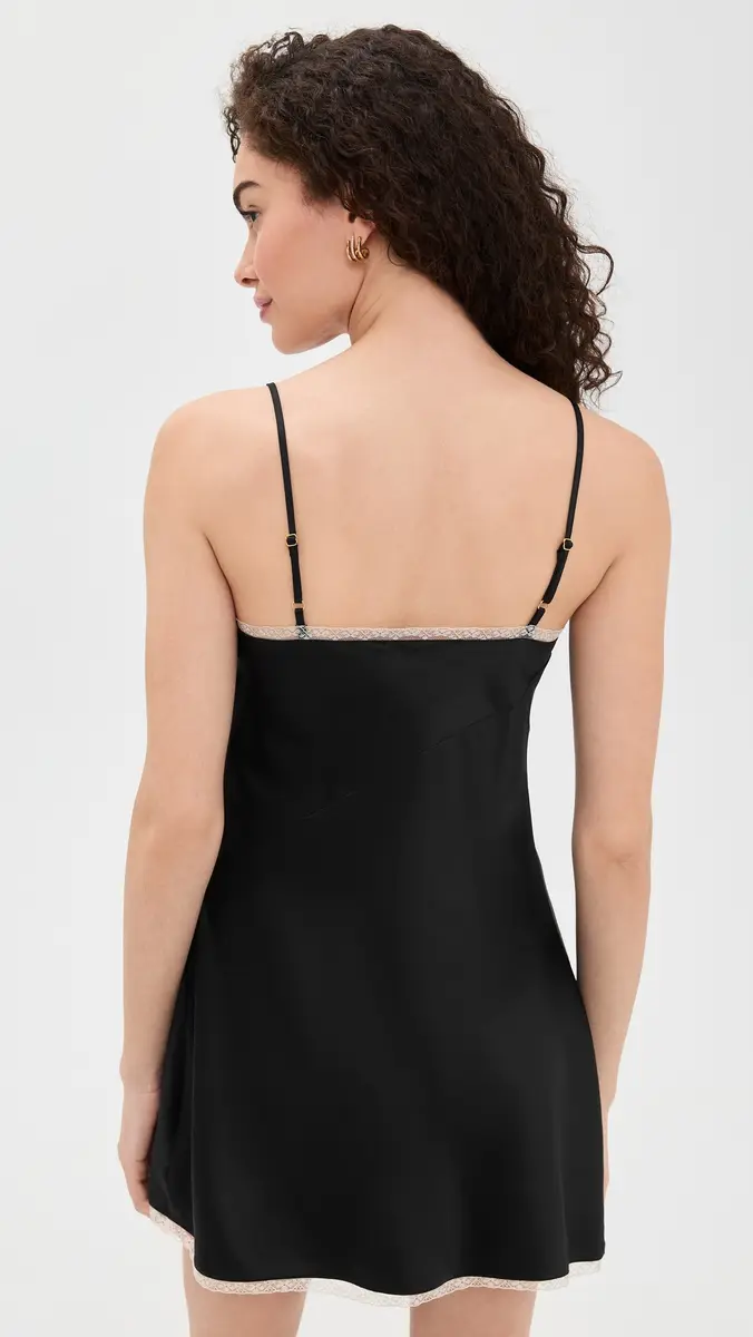 LoveShackFancy Mirelis Dress Black | Thumbnail 3