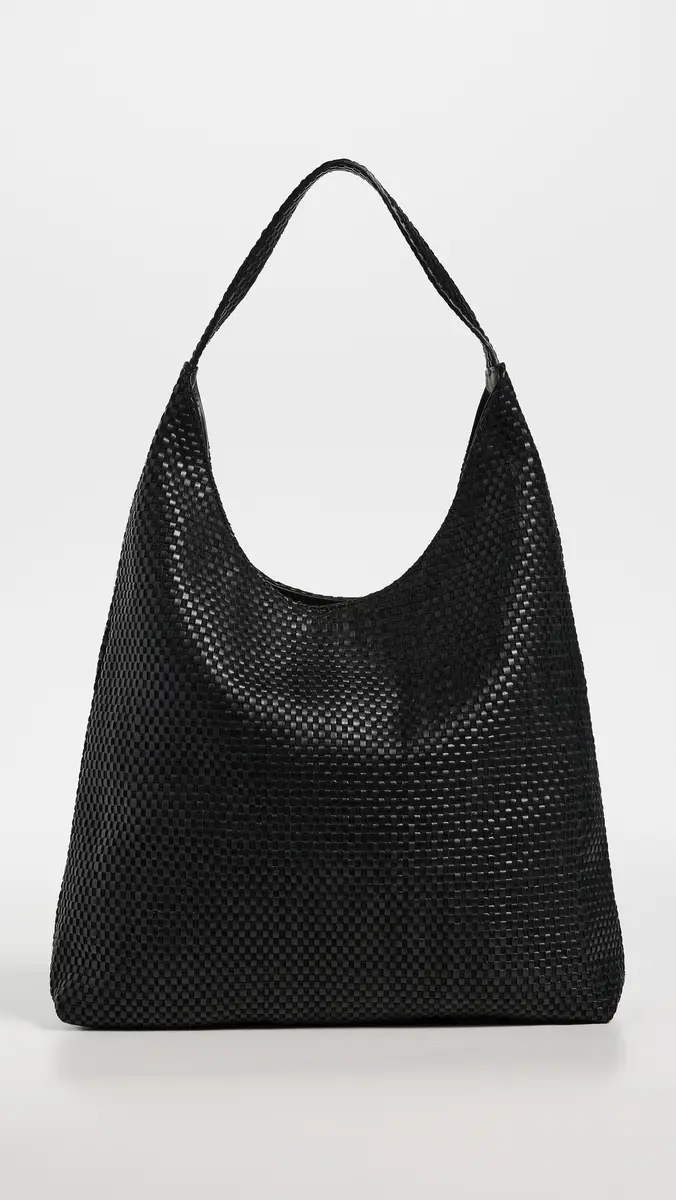 St. Agni Lattice Weave Large Tote Black One Size | Thumbnail 2 St. Agni Lattice Weave Large Tote Black One Size | Thumbnail 2