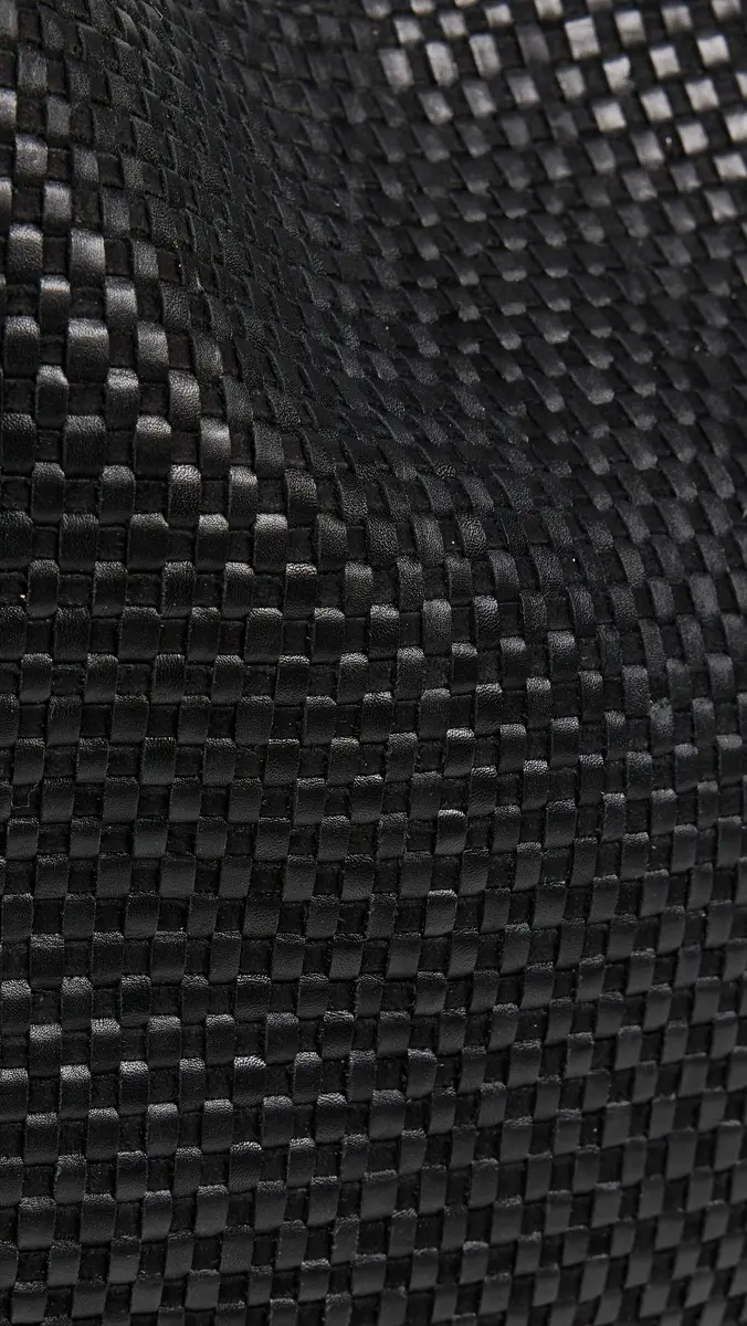 St. Agni Lattice Weave Large Tote Black One Size | Thumbnail 5 St. Agni Lattice Weave Large Tote Black One Size | Thumbnail 5