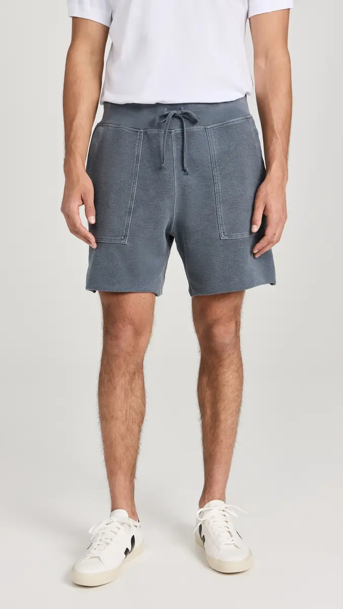 Save Khaki Twillback Terry Utility Sweat Shorts 7 | Thumbnail 2 Save Khaki Twillback Terry Utility Sweat Shorts 7 | Thumbnail 2