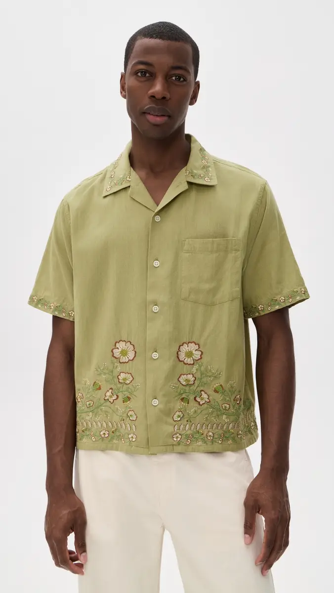 Corridor Augusta Camp Shirt Olive | Thumbnail 2 Corridor Augusta Camp Shirt Olive | Thumbnail 2