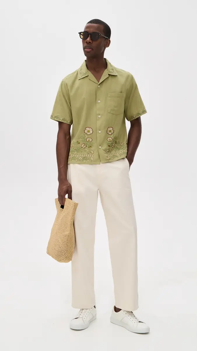 Corridor Augusta Camp Shirt Olive | Thumbnail 5 Corridor Augusta Camp Shirt Olive | Thumbnail 5