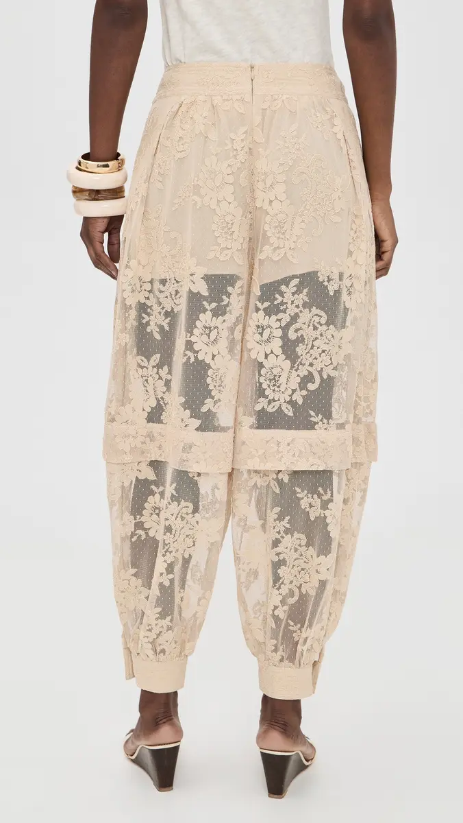 Zimmermann Luna Lace Balloon Pants Cream | Thumbnail 3 Zimmermann Luna Lace Balloon Pants Cream | Thumbnail 3