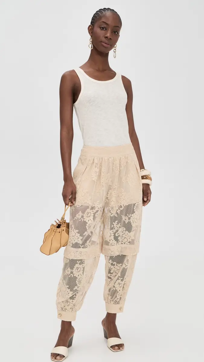 Zimmermann Luna Lace Balloon Pants Cream | Thumbnail 5 Zimmermann Luna Lace Balloon Pants Cream | Thumbnail 5