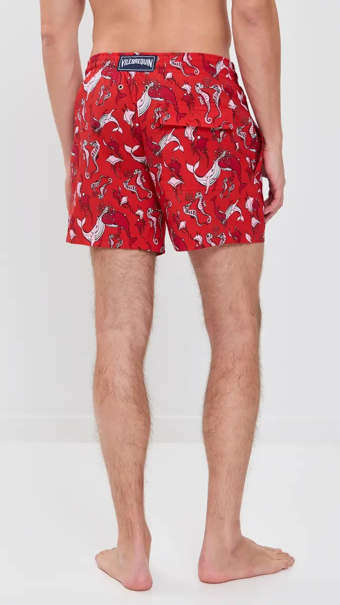 Vilebrequin Moorise Swim Trunks 5 Coquelicot | Thumbnail 3