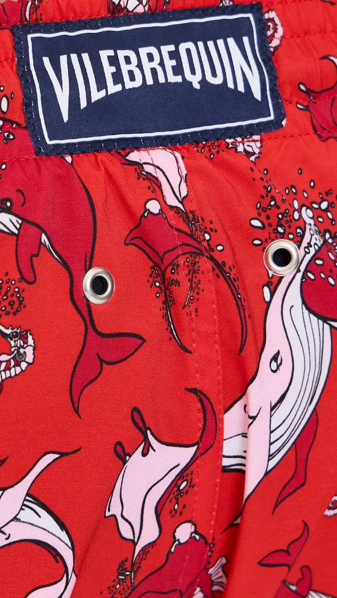 Vilebrequin Moorise Swim Trunks 5 Coquelicot | Thumbnail 6