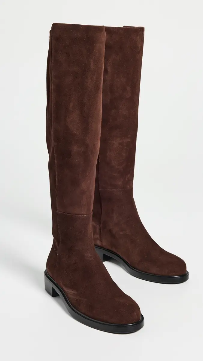Stuart Weitzman 00 Gisele Knee-High Boots Walnut/Walnut/Black | Thumbnail 5 Stuart Weitzman 00 Gisele Knee-High Boots Walnut/Walnut/Black | Thumbnail 5
