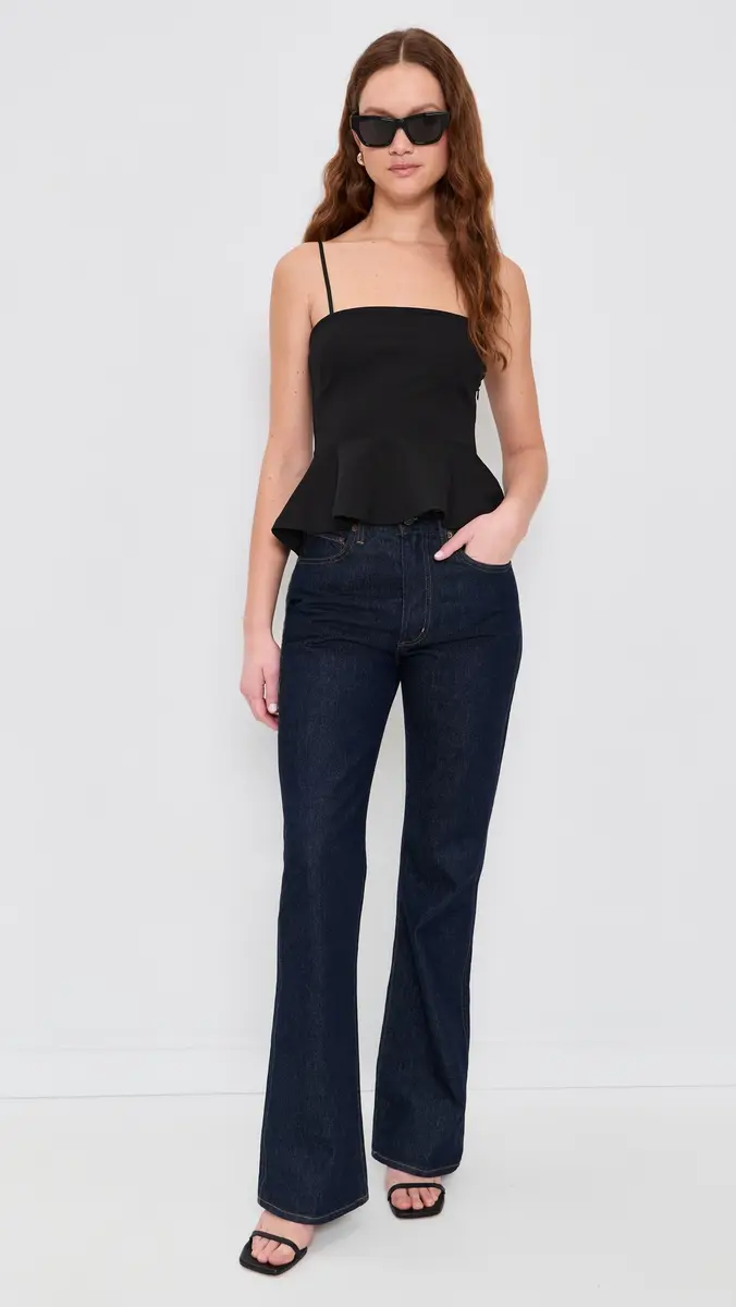 L'AGENCE Parisa Sleeveless Peplum Top Black | Thumbnail 5 L'AGENCE Parisa Sleeveless Peplum Top Black | Thumbnail 5