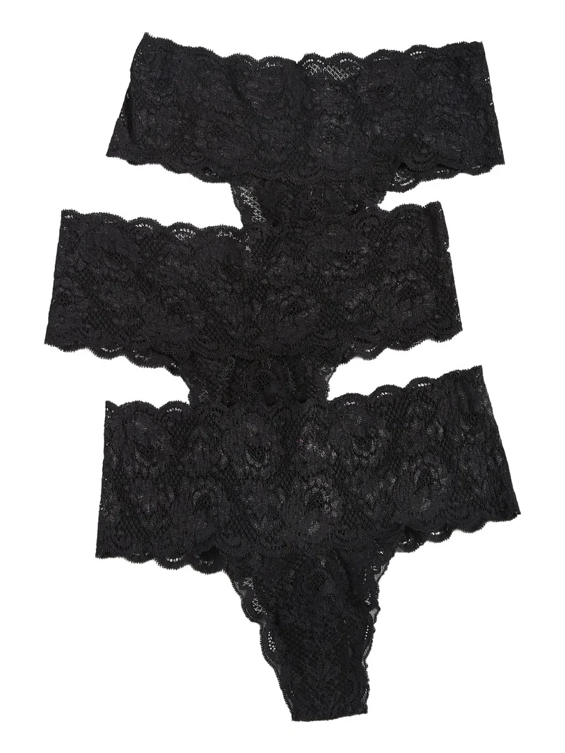 Never Say Never Comfy Thongs 3 Pack