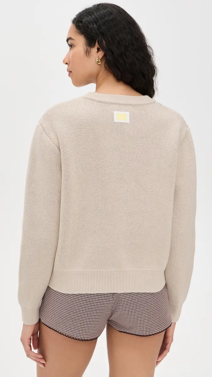 Yellow the Label Duck Cotton Knit Sweater and | Thumbnail 3