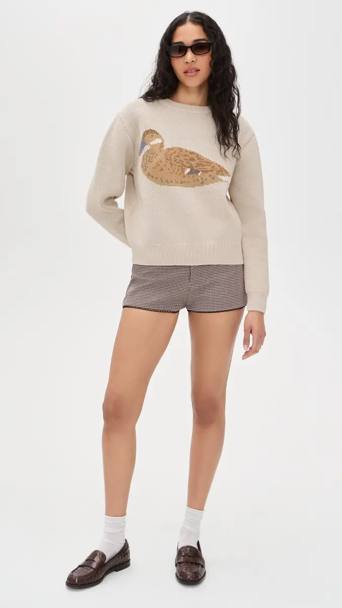 Yellow the Label Duck Cotton Knit Sweater and | Thumbnail 5