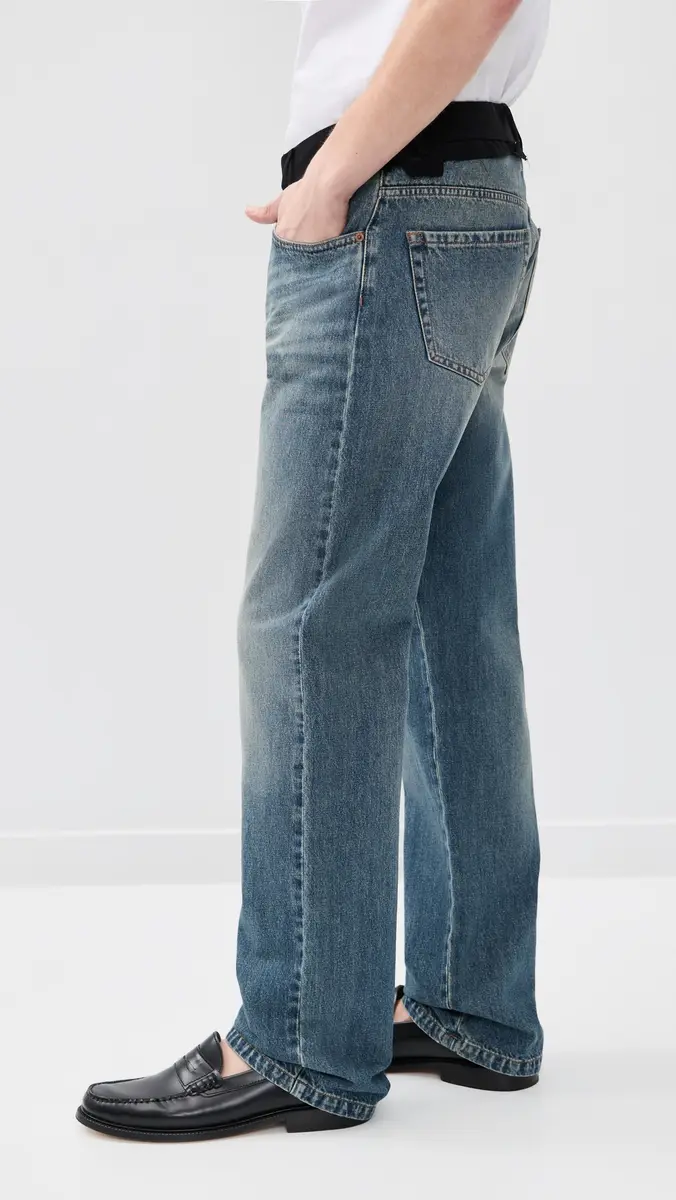 MM6 Maison Margiela Pants 5 Pockets Blue | Thumbnail 4 MM6 Maison Margiela Pants 5 Pockets Blue | Thumbnail 4