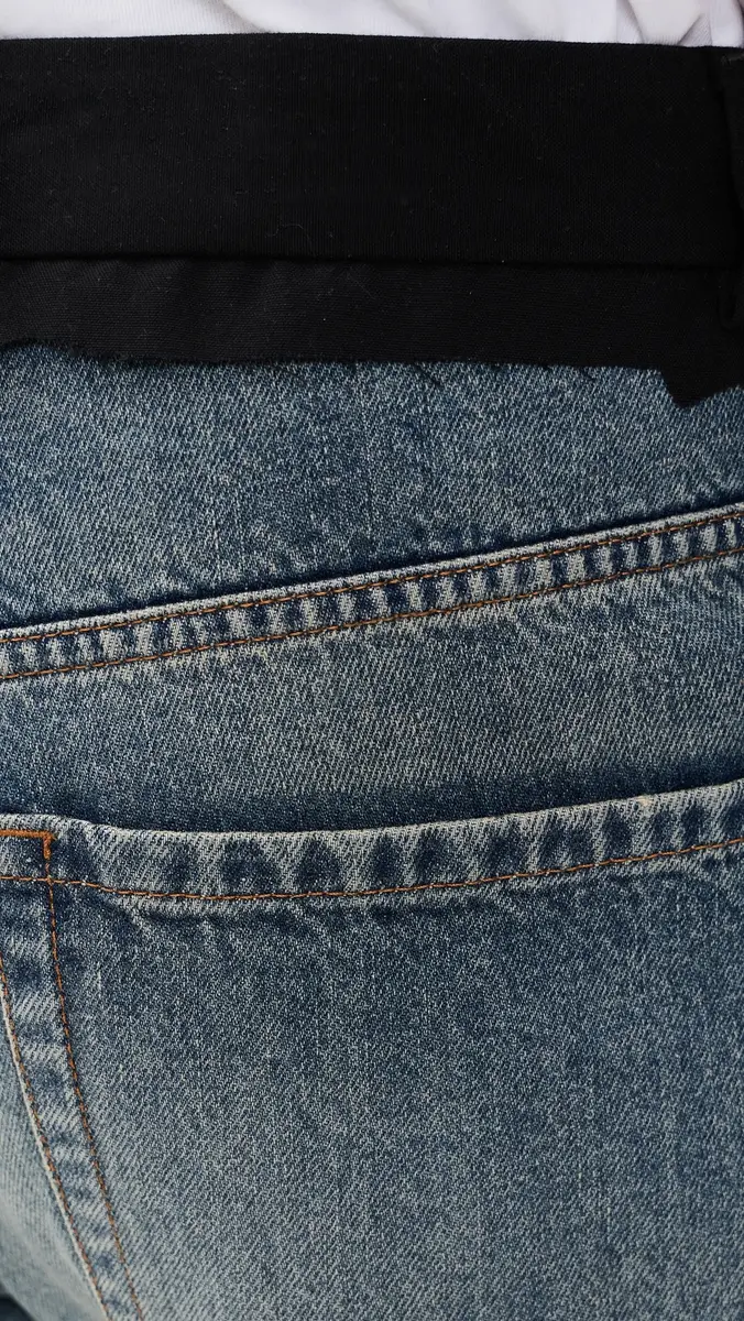 MM6 Maison Margiela Pants 5 Pockets Blue | Thumbnail 6 MM6 Maison Margiela Pants 5 Pockets Blue | Thumbnail 6