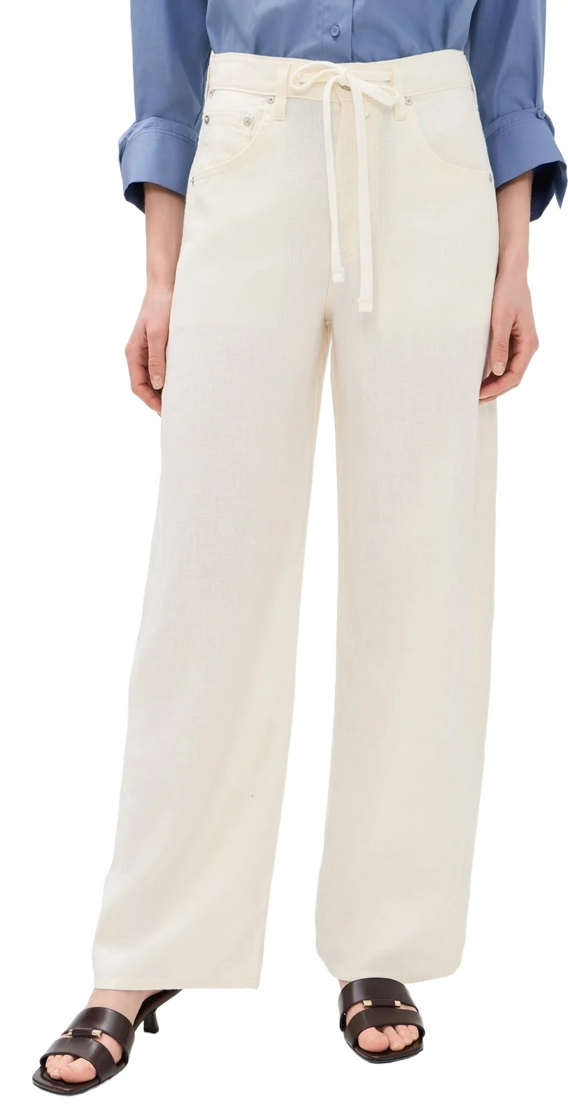 Citizens of Humanity Brynn Drawstring Linen Trousers