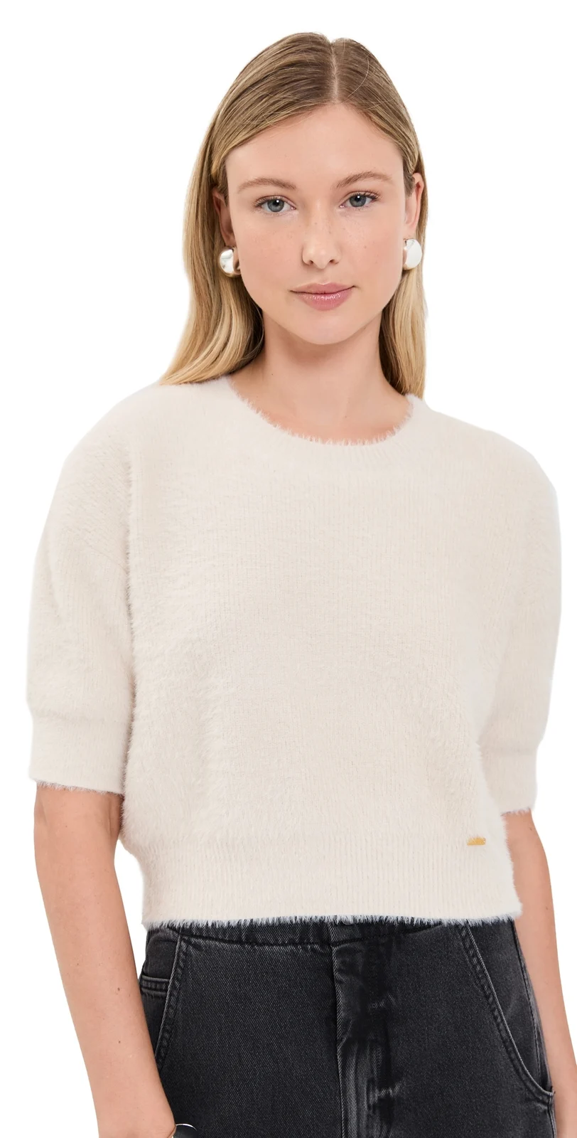 Guinevere Crop Crew Sweater Guinevere Crop Crew Sweater