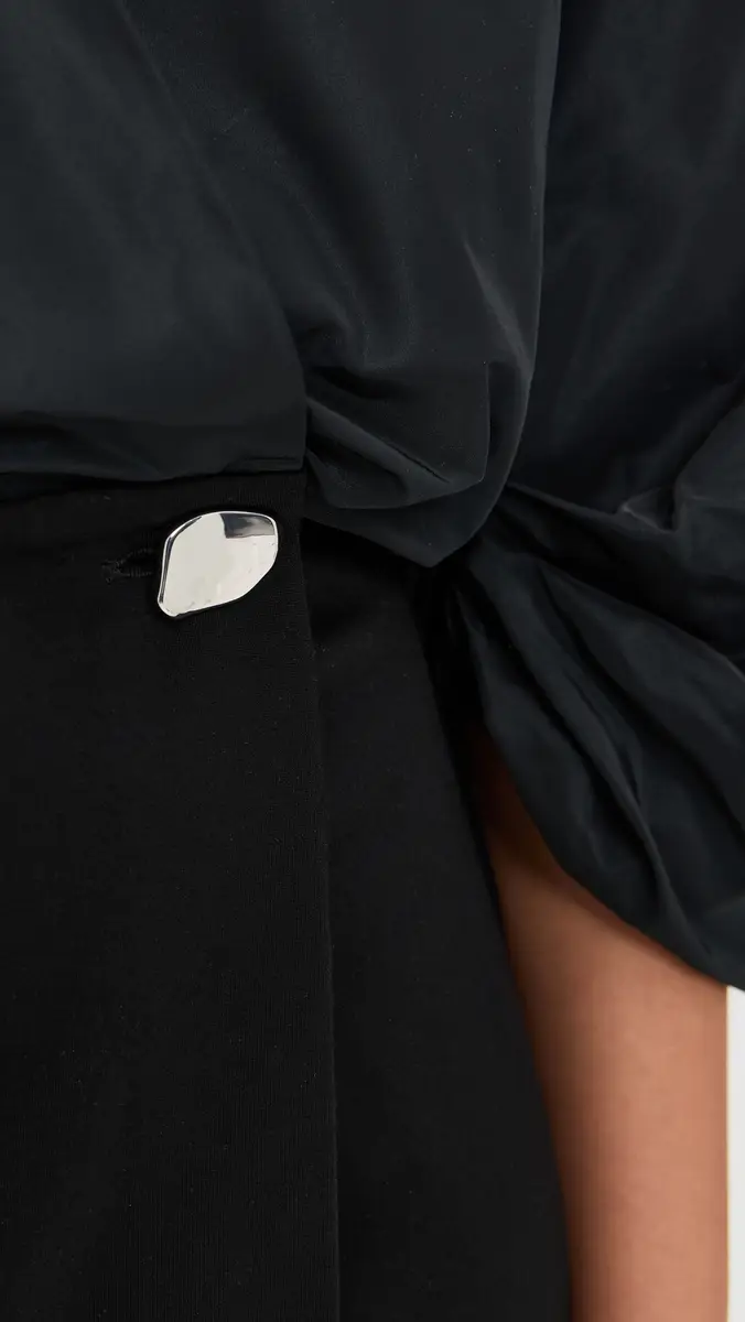 Staud Orion Mini Dress Black | Thumbnail 6