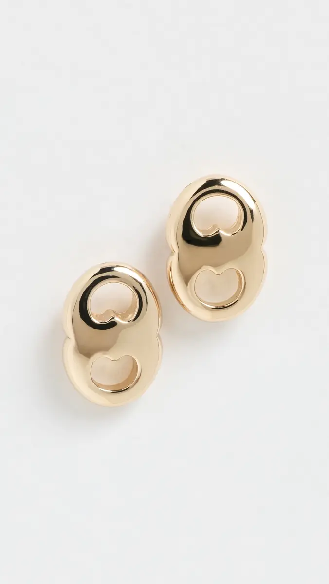 Tory Burch Gemini Link Stud Earrings | Thumbnail 2