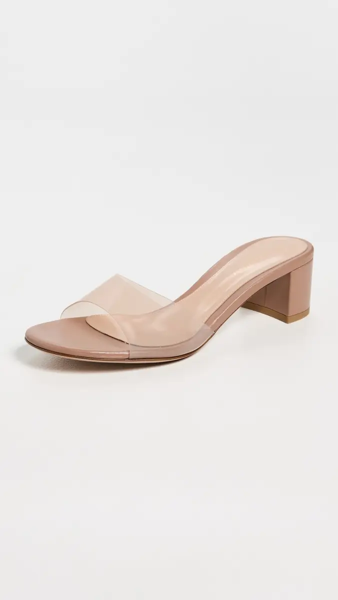 Gianvito Rossi Glass Heeled Sandals Praline | Thumbnail 2