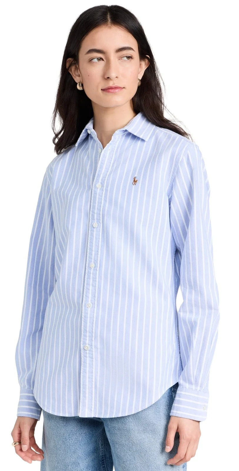 Cotton Oxford Long Sleeve Button Down