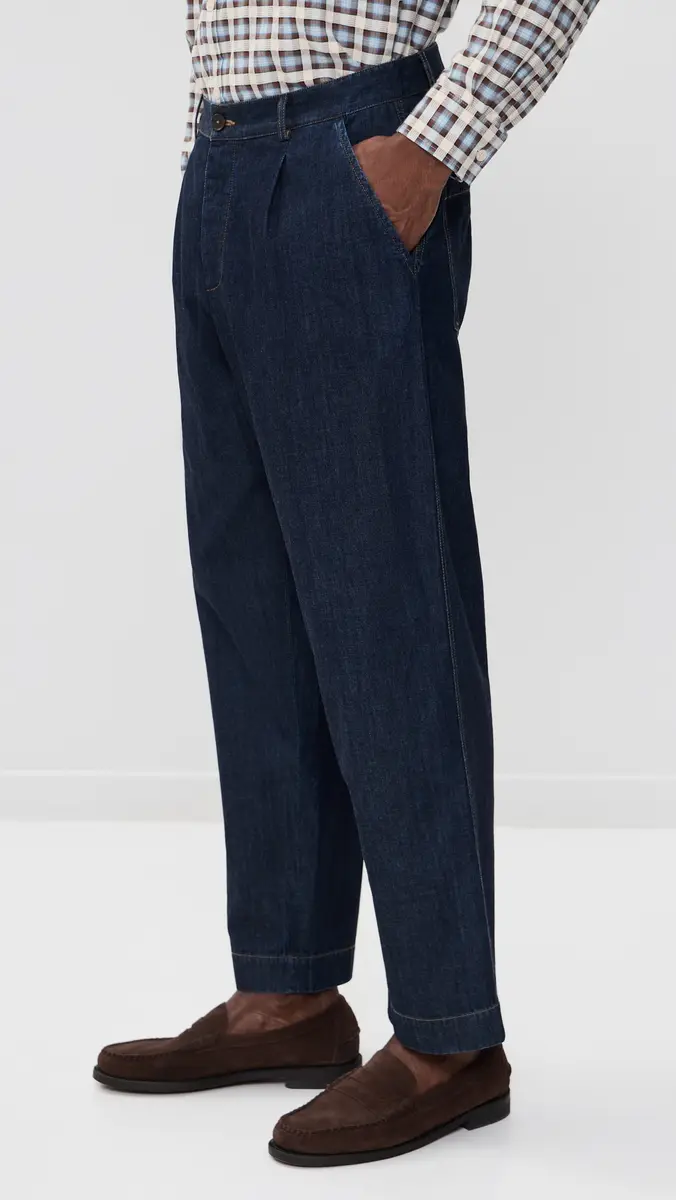 Universal Works Kaihara Denim Duke Pants Kaihara Lt Wt Denim Indigo | Thumbnail 5 Universal Works Kaihara Denim Duke Pants Kaihara Lt Wt Denim Indigo | Thumbnail 5