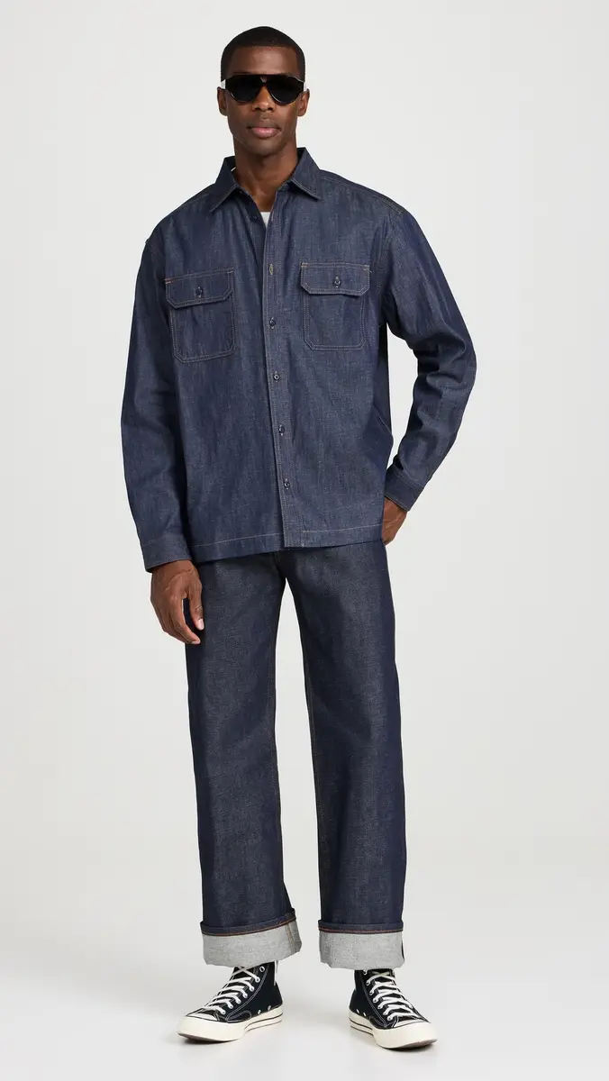 Naked & Famous Denim Strong Guy Dirty Fade Selvedge Jeans | Thumbnail 5