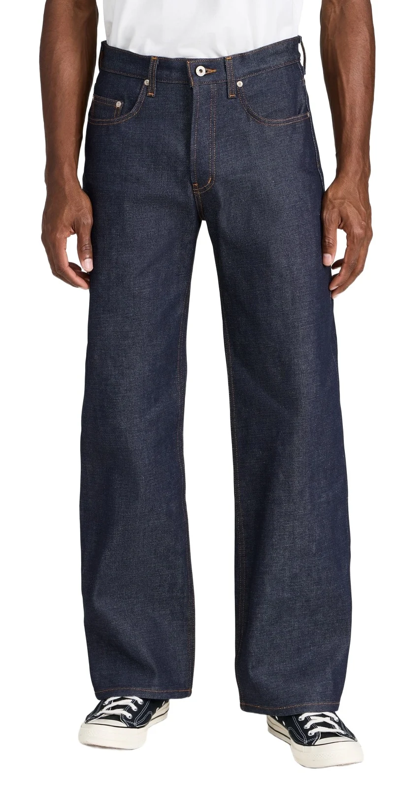 Naked & Famous Denim Strong Guy Dirty Fade Selvedge Jeans