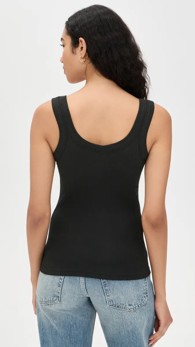 rag & bone The Essential Rib U Neck Tank | Thumbnail 3 rag & bone The Essential Rib U Neck Tank | Thumbnail 3