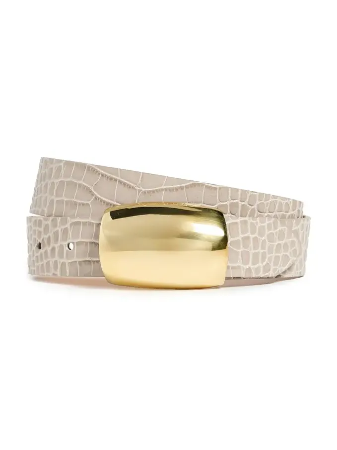 Milou Domed Croc Embossed Belt