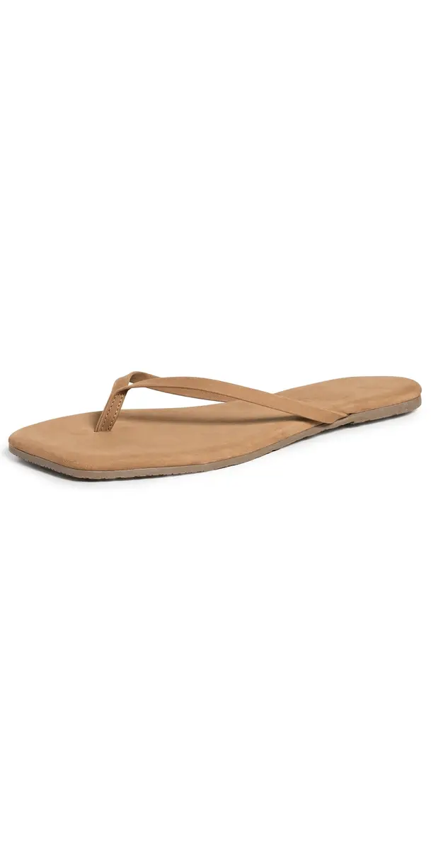 TKEES Lily Suede Flip Flops Camel | Image 1 TKEES Lily Suede Flip Flops Camel | Image 1