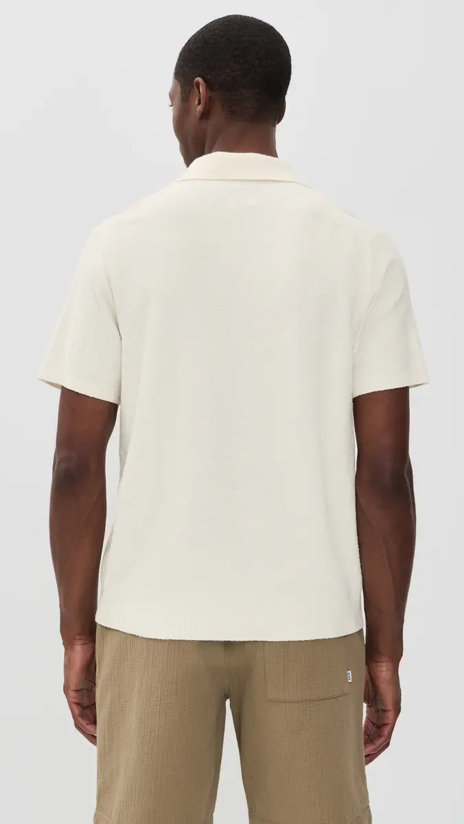 Wax London Boucle Siena Polo Ecru | Thumbnail 3 Wax London Boucle Siena Polo Ecru | Thumbnail 3