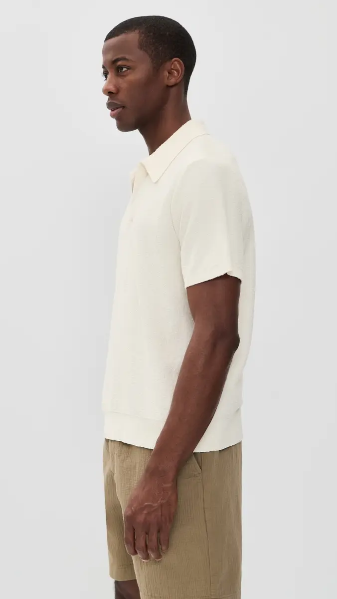 Wax London Boucle Siena Polo Ecru | Thumbnail 4 Wax London Boucle Siena Polo Ecru | Thumbnail 4