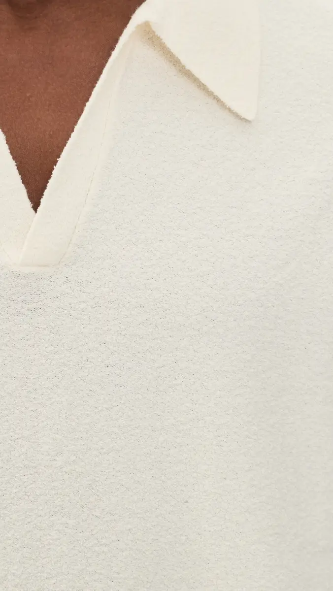 Wax London Boucle Siena Polo Ecru | Thumbnail 6 Wax London Boucle Siena Polo Ecru | Thumbnail 6
