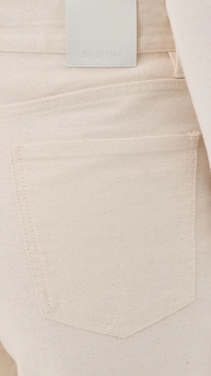 SIMKHAI Betty Straight Leg Jeans Marshmallow | Thumbnail 6 SIMKHAI Betty Straight Leg Jeans Marshmallow | Thumbnail 6