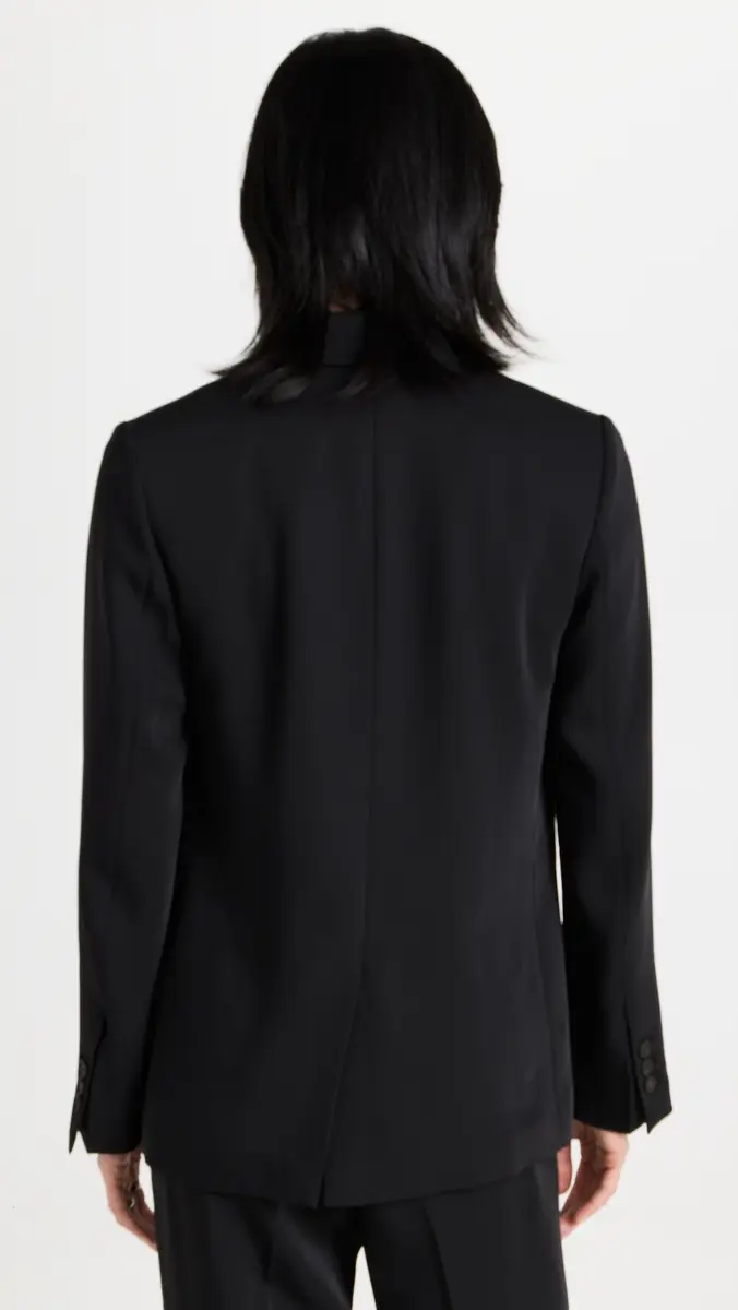 Vince Crepe Suiting Blazer Black | Thumbnail 3 Vince Crepe Suiting Blazer Black | Thumbnail 3