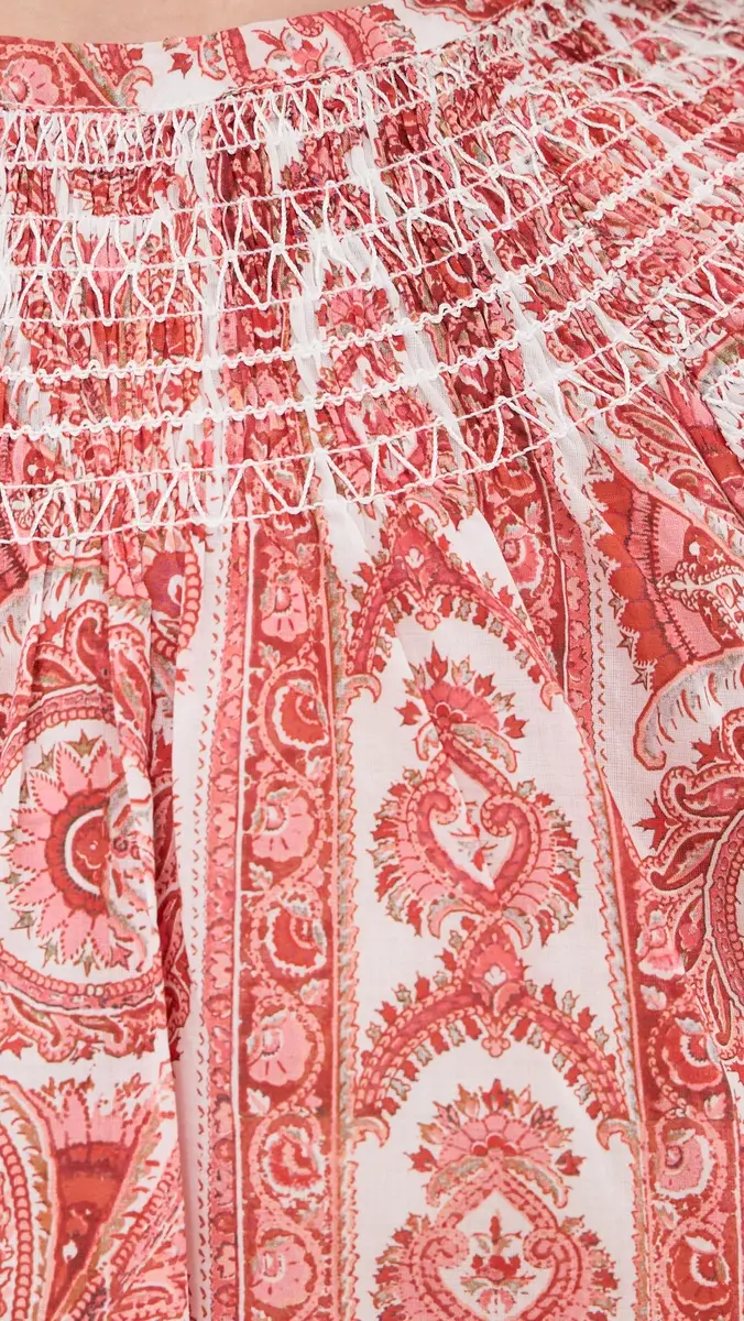 Hill House Home The Skye Top Corsica Paisley Coral | Thumbnail 6 Hill House Home The Skye Top Corsica Paisley Coral | Thumbnail 6