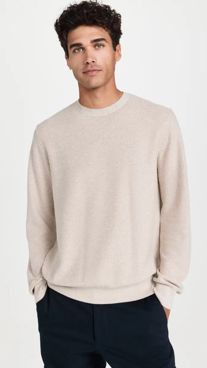 Vince Geo Jacquard Crew Sweater | Thumbnail 2 Vince Geo Jacquard Crew Sweater | Thumbnail 2