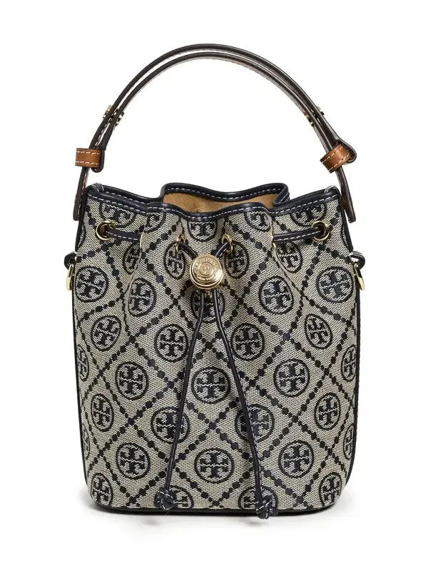 T Monogram Mini Bucket Bag
