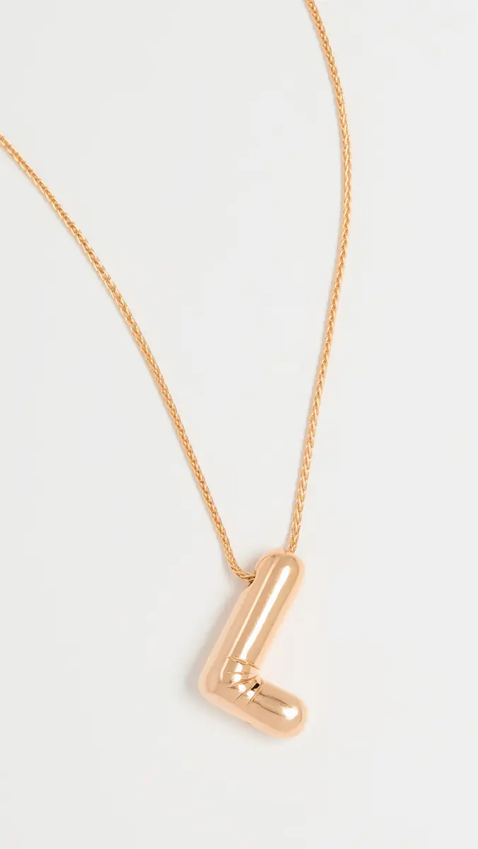 Maison Irem Balloon Initial Letter Necklace L One Size | Thumbnail 2 Maison Irem Balloon Initial Letter Necklace L One Size | Thumbnail 2
