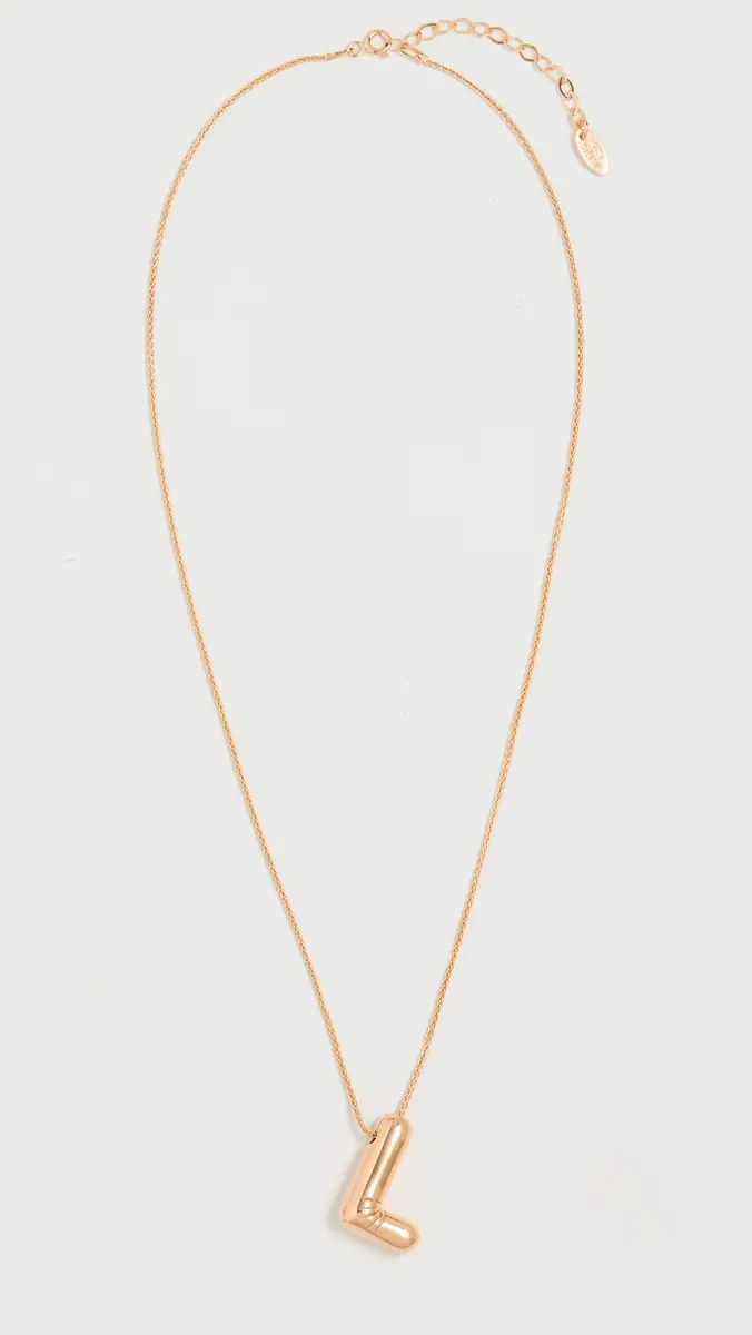 Maison Irem Balloon Initial Letter Necklace L One Size | Thumbnail 4 Maison Irem Balloon Initial Letter Necklace L One Size | Thumbnail 4