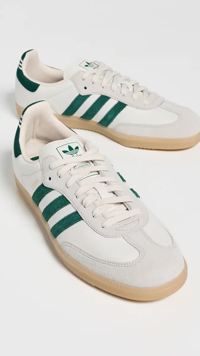 adidas Samba OG Sneakers White/Collegiate Green/Gum 3 | Thumbnail 3 adidas Samba OG Sneakers White/Collegiate Green/Gum 3 | Thumbnail 3