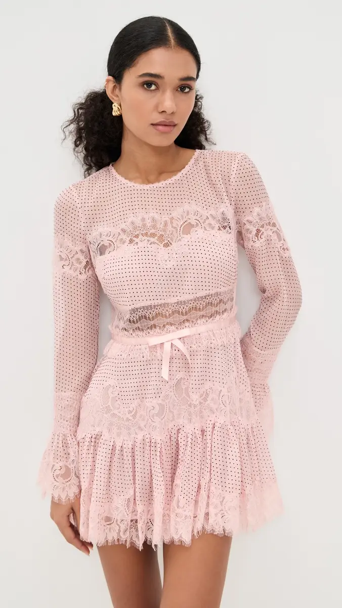 LoveShackFancy Sevilla Dress Pink Nude | Thumbnail 2