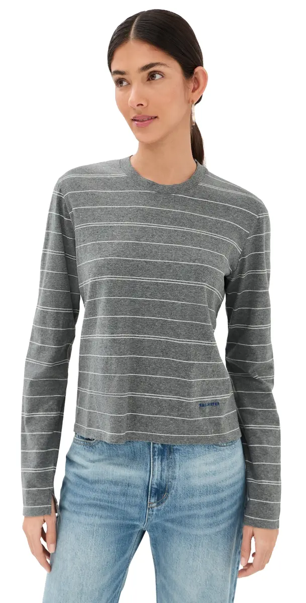 Kallmeyer Wynn Long Sleeve Tee Heather Grey/ | Image 1 Kallmeyer Wynn Long Sleeve Tee Heather Grey/ | Image 1
