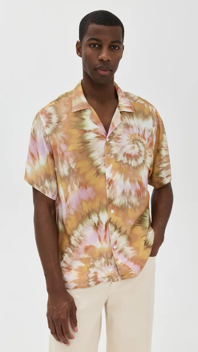 BATHER Calypso Swirl Camp Shirt | Thumbnail 3 BATHER Calypso Swirl Camp Shirt | Thumbnail 3