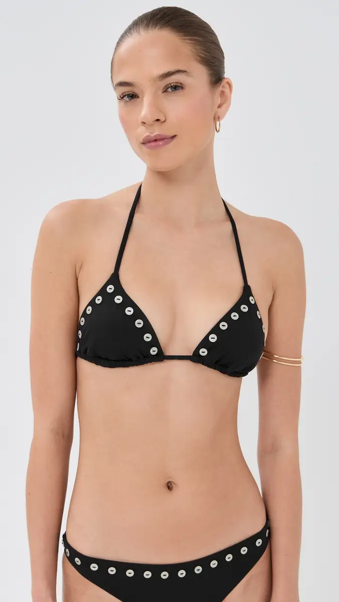 STAUD Lido Bikini Top Black | Thumbnail 2